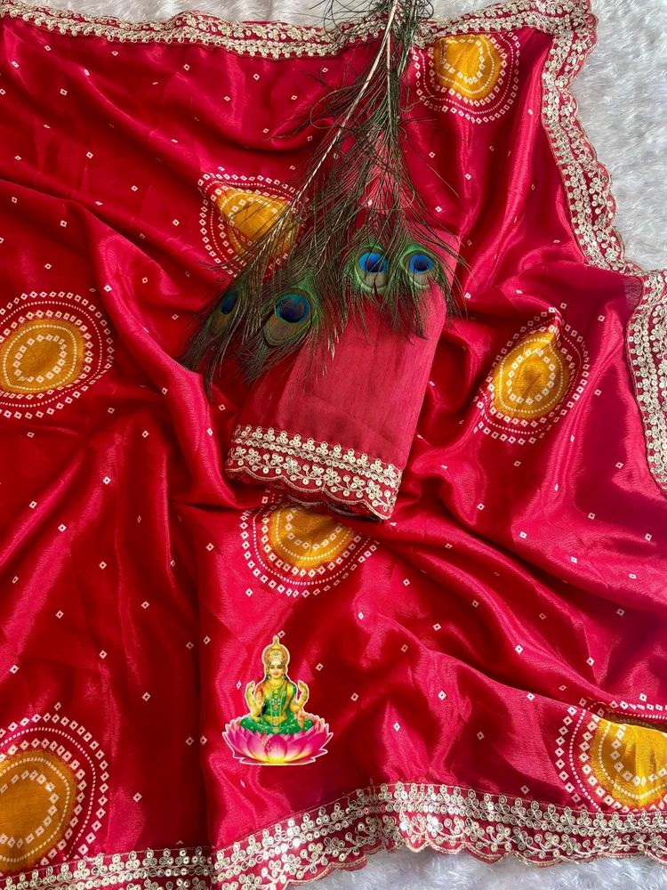 Gotta Patti Bandhni Sarees