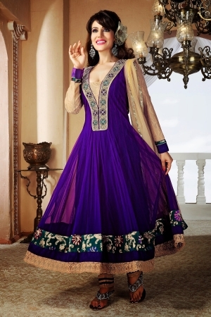 Printed Anarkali Suit