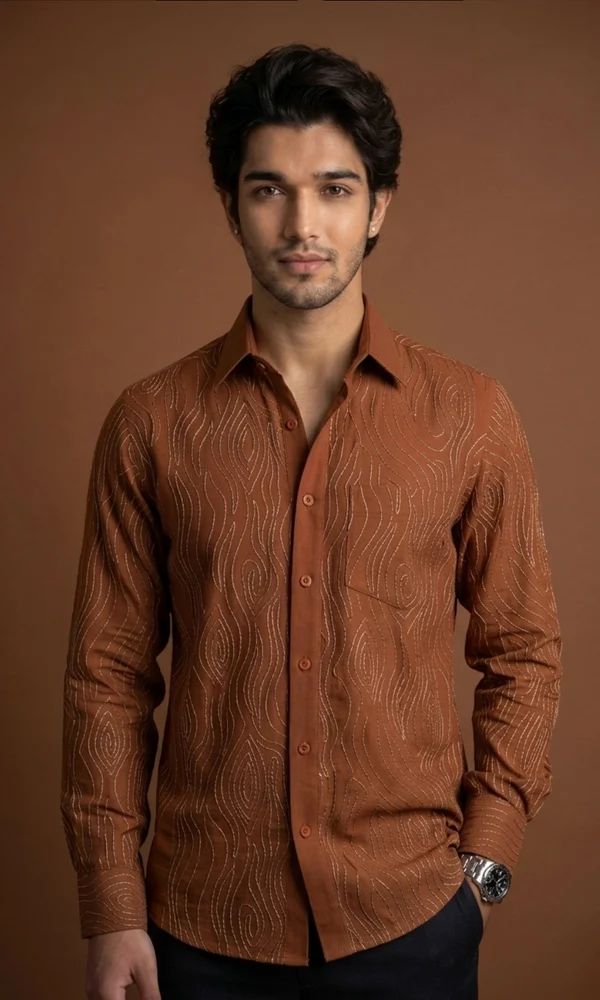 Comfort Fit Rayon Print Shirt
