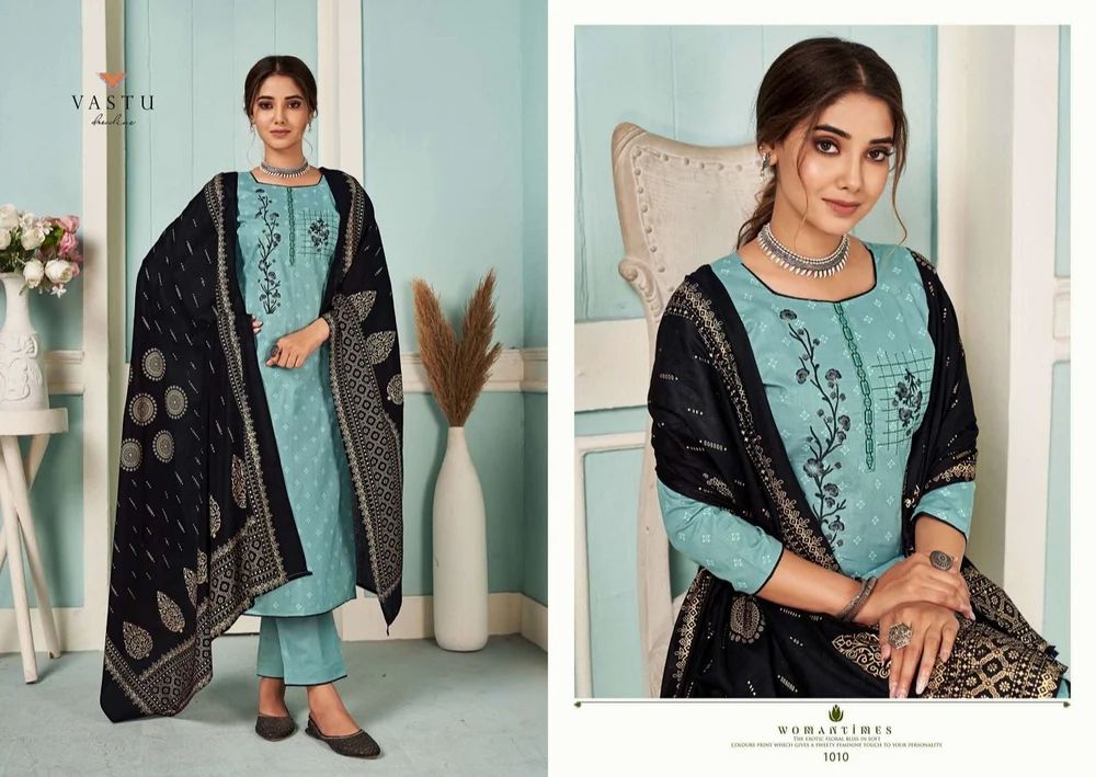 Embroidery Kurta Pant Set