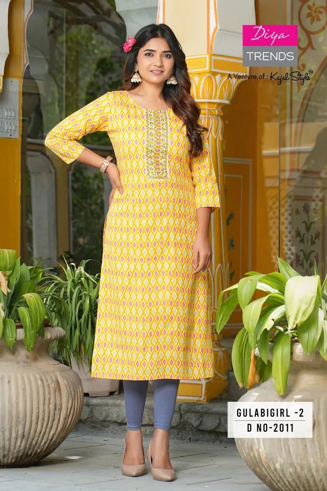 Ladies Printed Kurtis