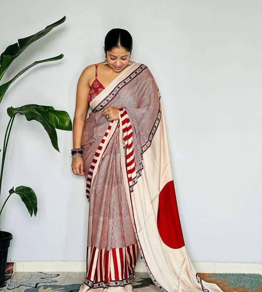 Original Japan Satin Saree