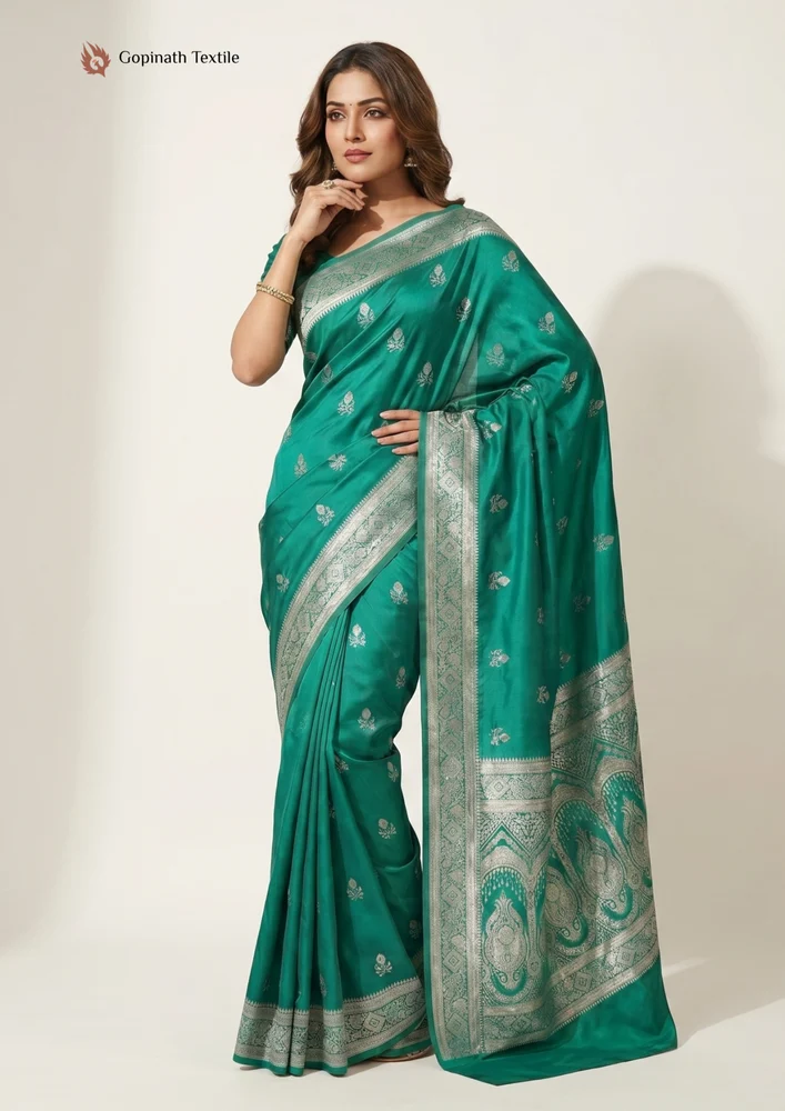 Designer Satin Saree