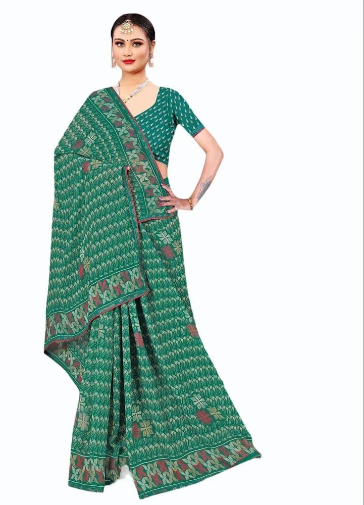 Printed Pure Weight Less Saree