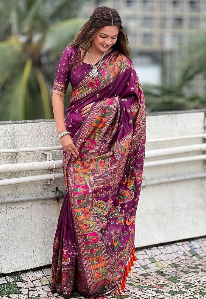 Pashmina Silk Saree
