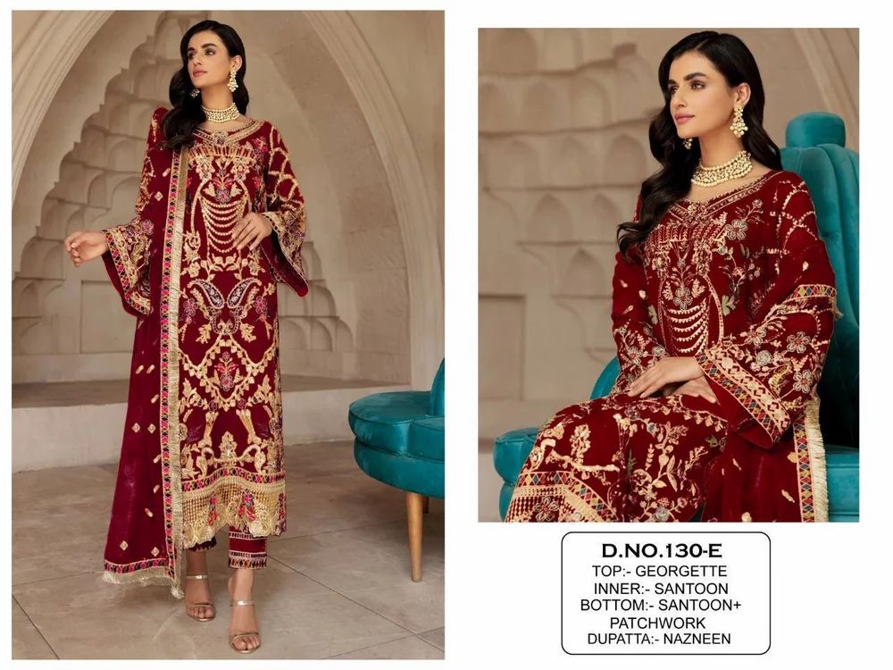 Ladies Georgette Churidar Suits