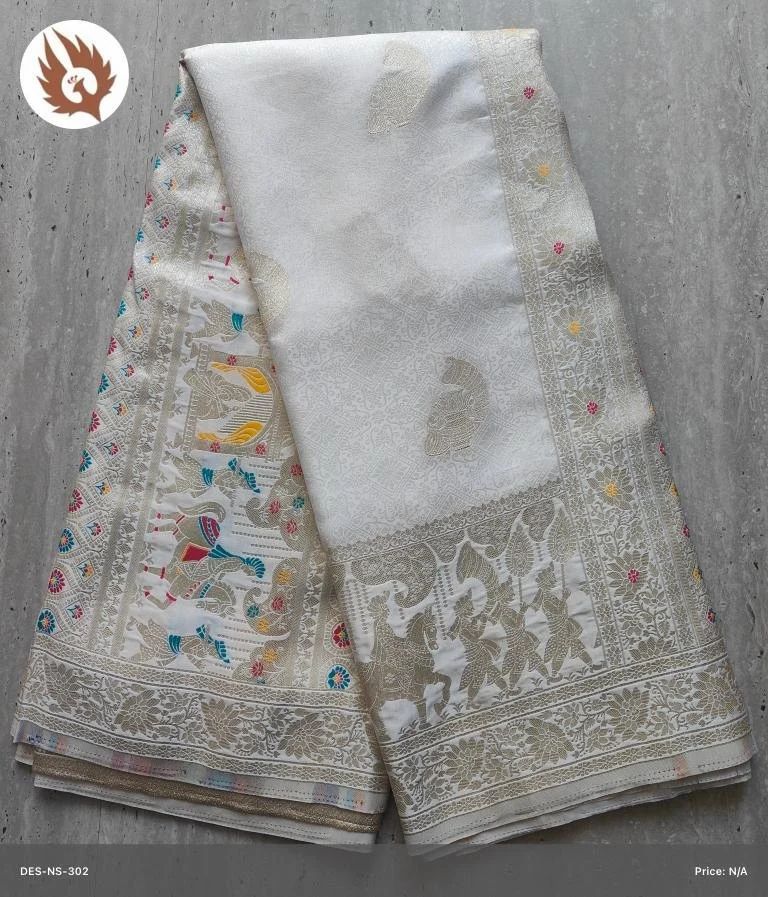 Naylon satin - banarasi jari
