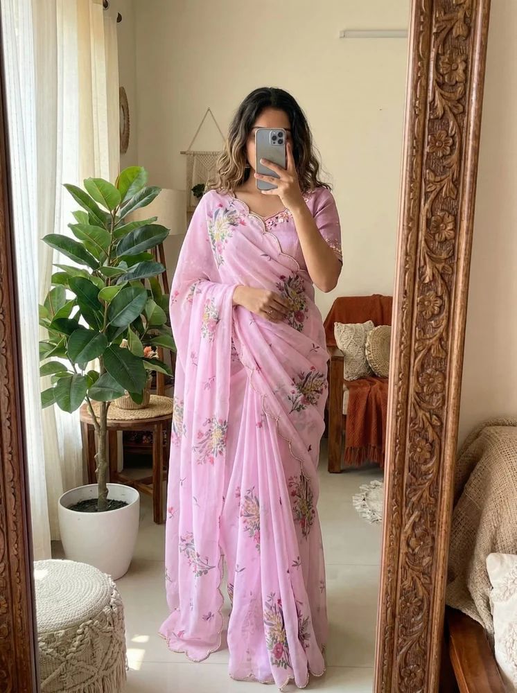 Designer Heavy Work Saree