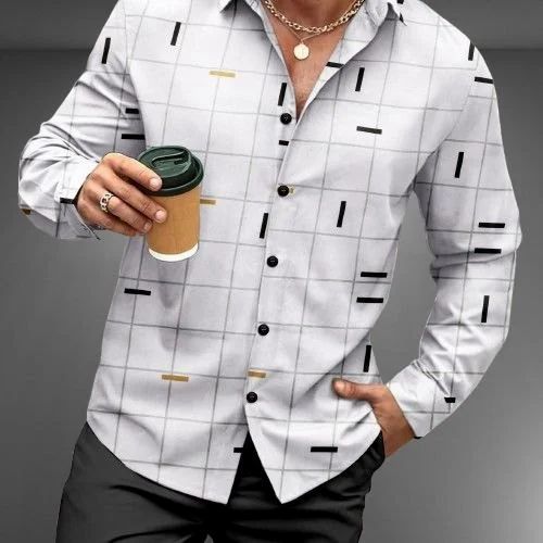 Mens Cotton Full Sleeve Shirt