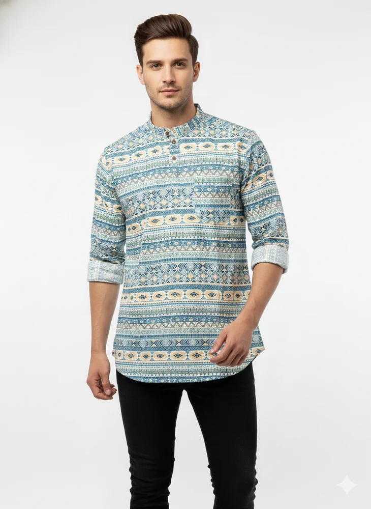 Mens Cotton Short Kurta