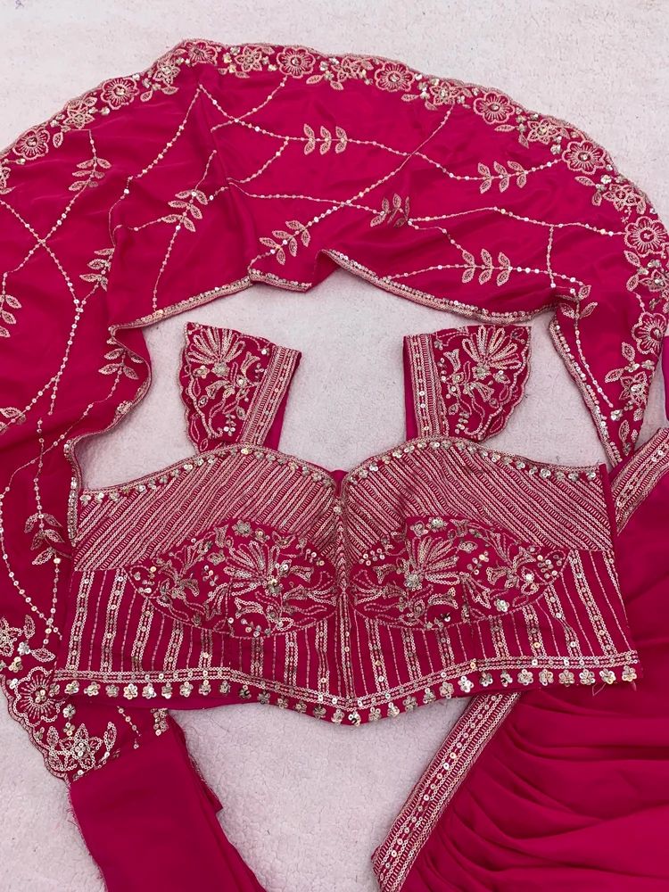 Lehenga Style Saree