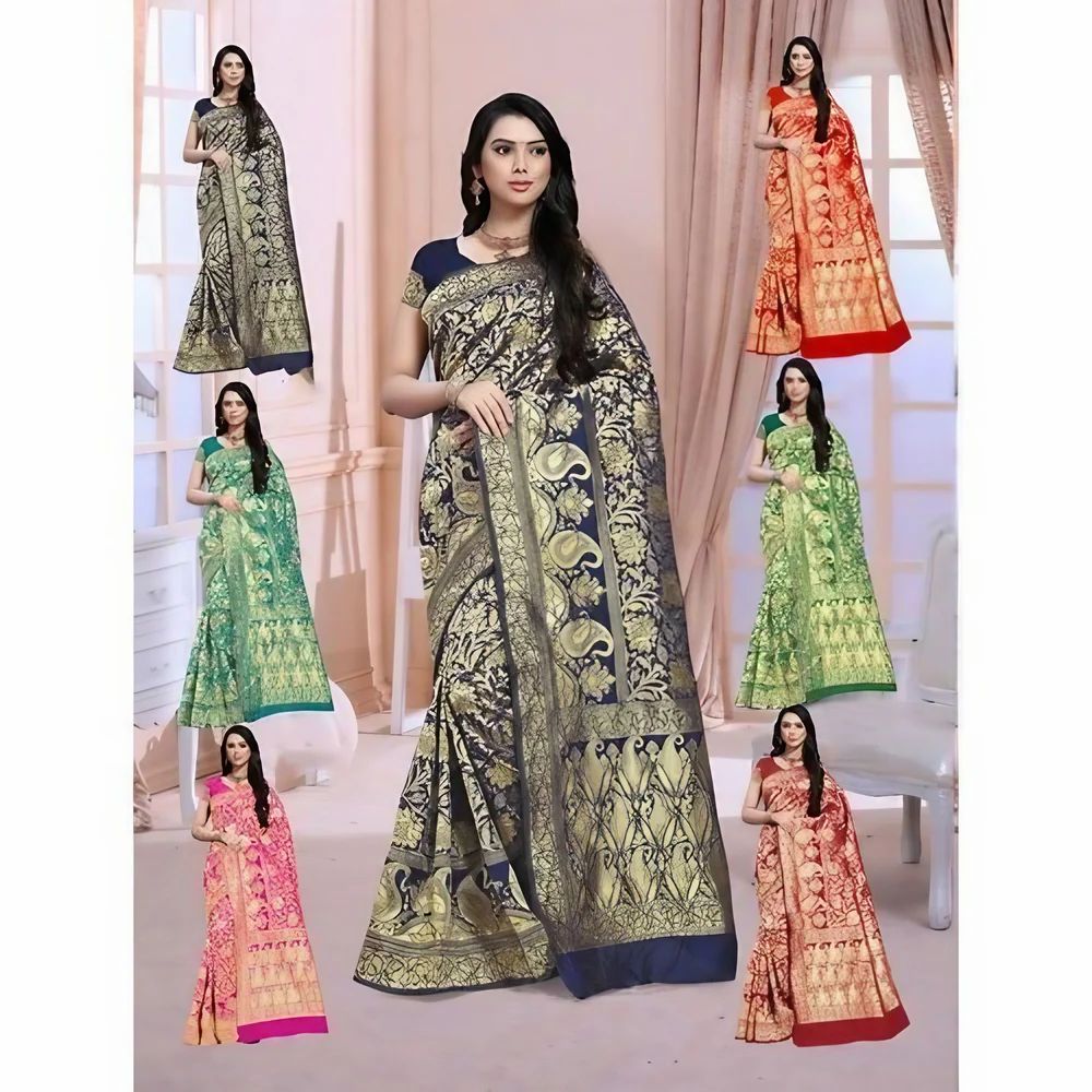 Fancy Banarasi Silk Saree