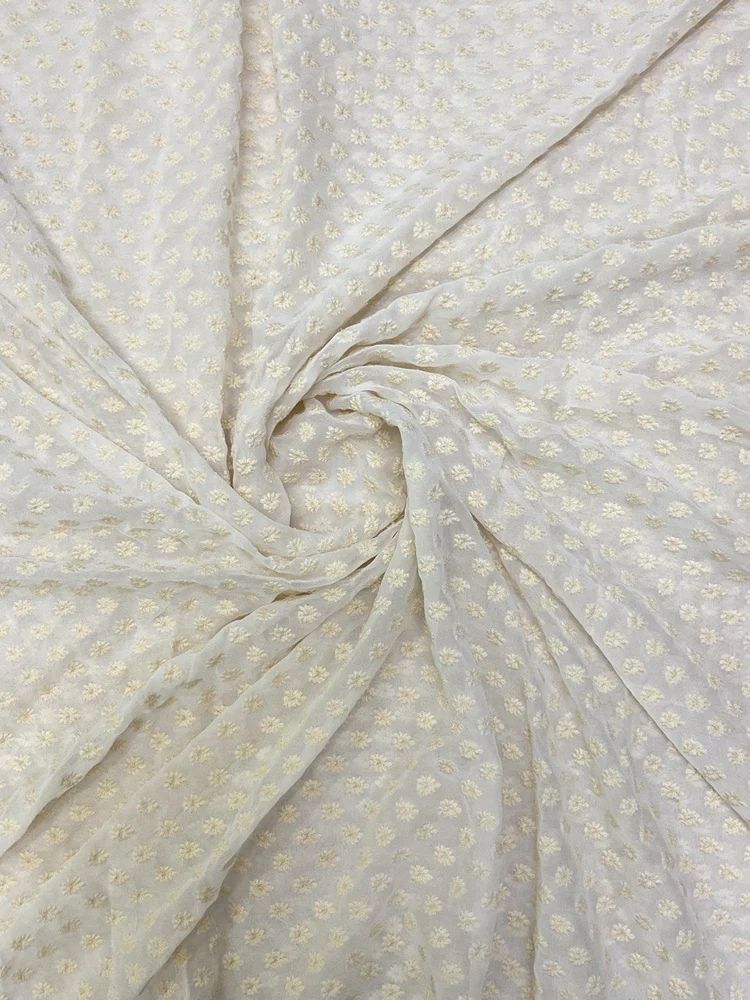 Designer Embroidery Georgette Fabric