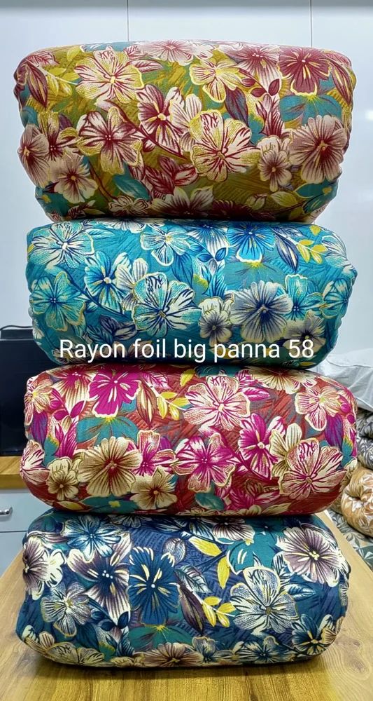 Rayon Printed Fabric 58 17 Kg