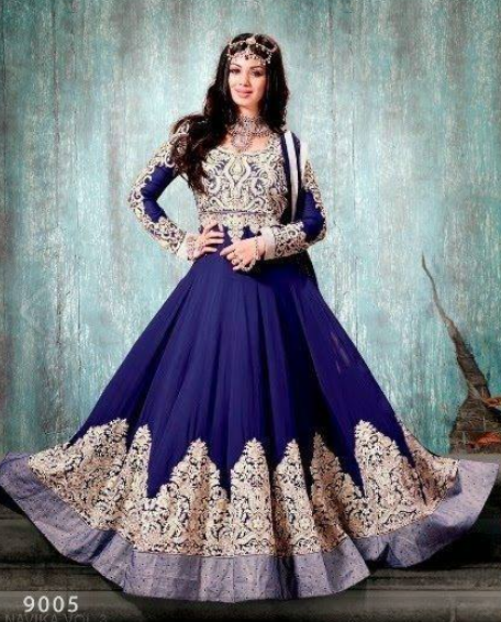 Pure Georgette Semi Stitched Suit D No 9005