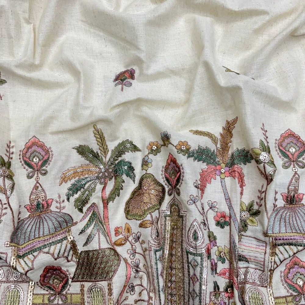 Fancy Designer Embroidered Fabrics