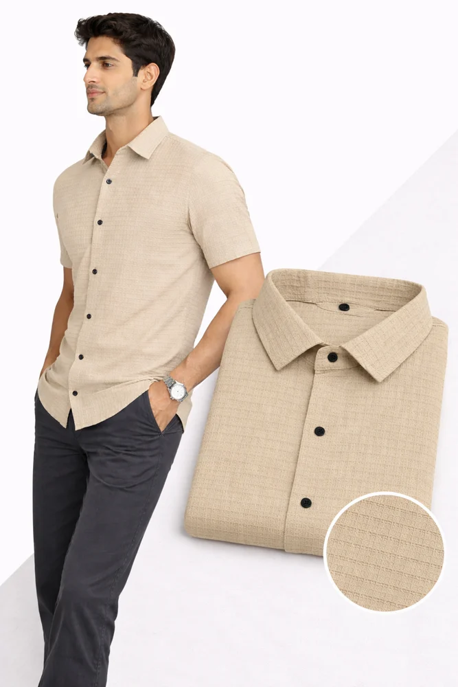 Mens Half Sleeve Shirt