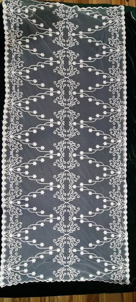Net Embroidery Dupatta