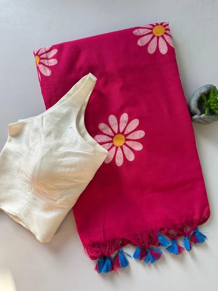Handloom Khadi Cotton Saree