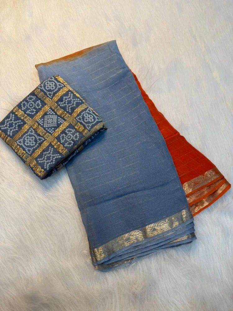 Viscose Georgette Saree