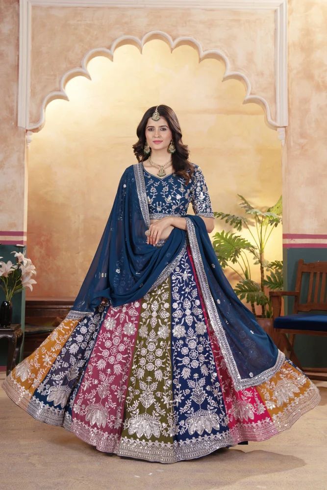 Designer Flared Lehenga Choli for Festive & Reception Wear