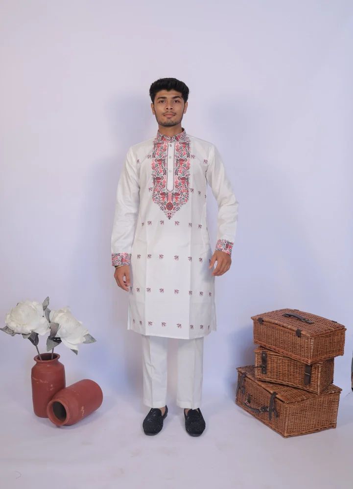 KINGFISHER NECK DESIGNER KURTA