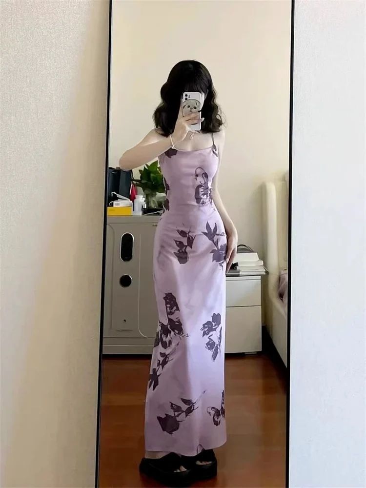 Purple One Piece Dress