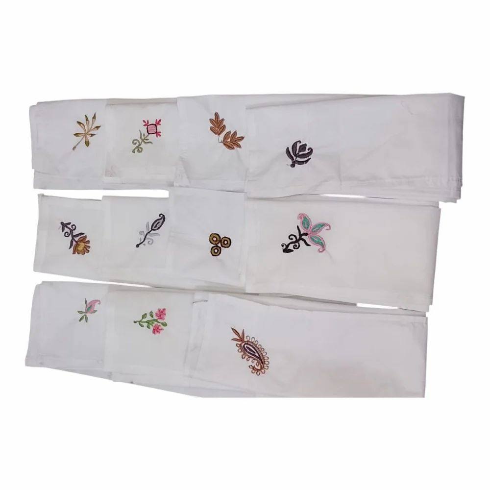 Embroidery Handkerchiefs For Men