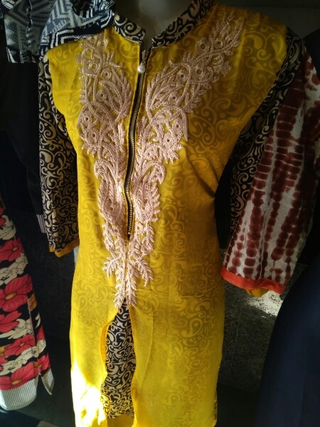 Yellow Ladies Kurti