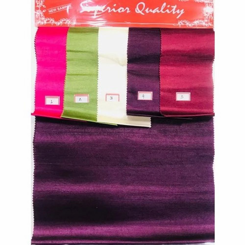 Long Crush Plain Curtain Fabric