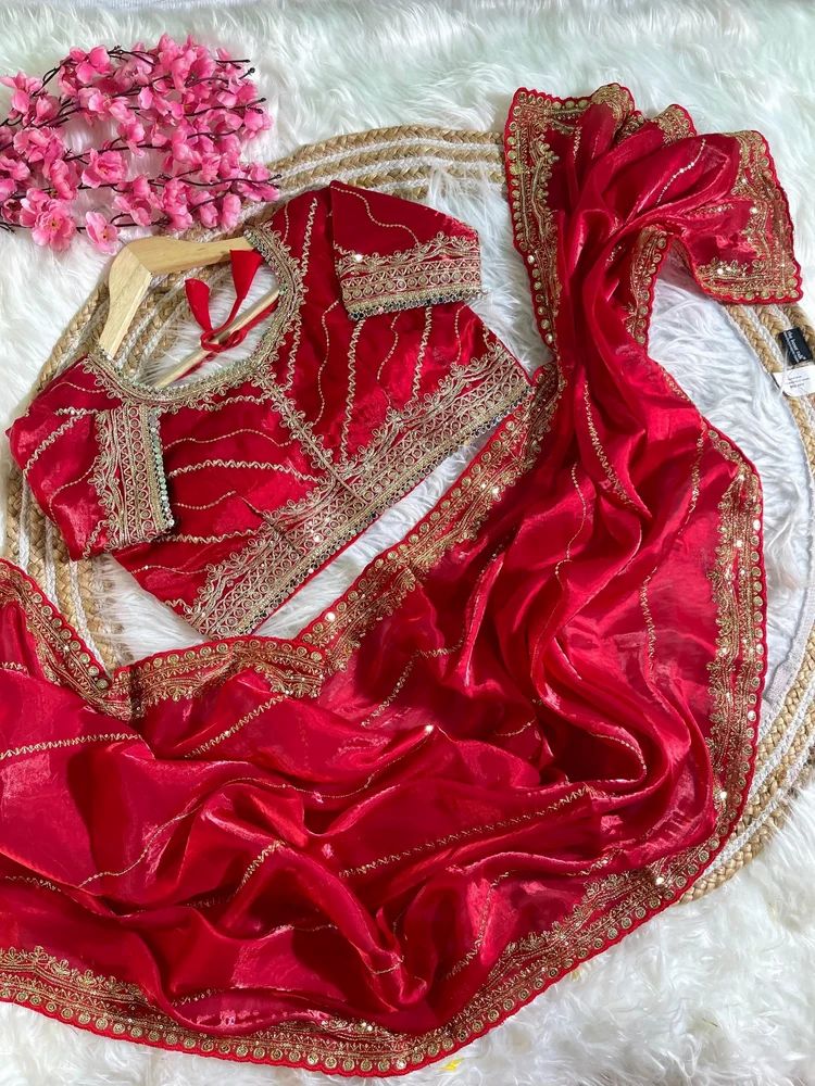 Jimmy Choo silk saree