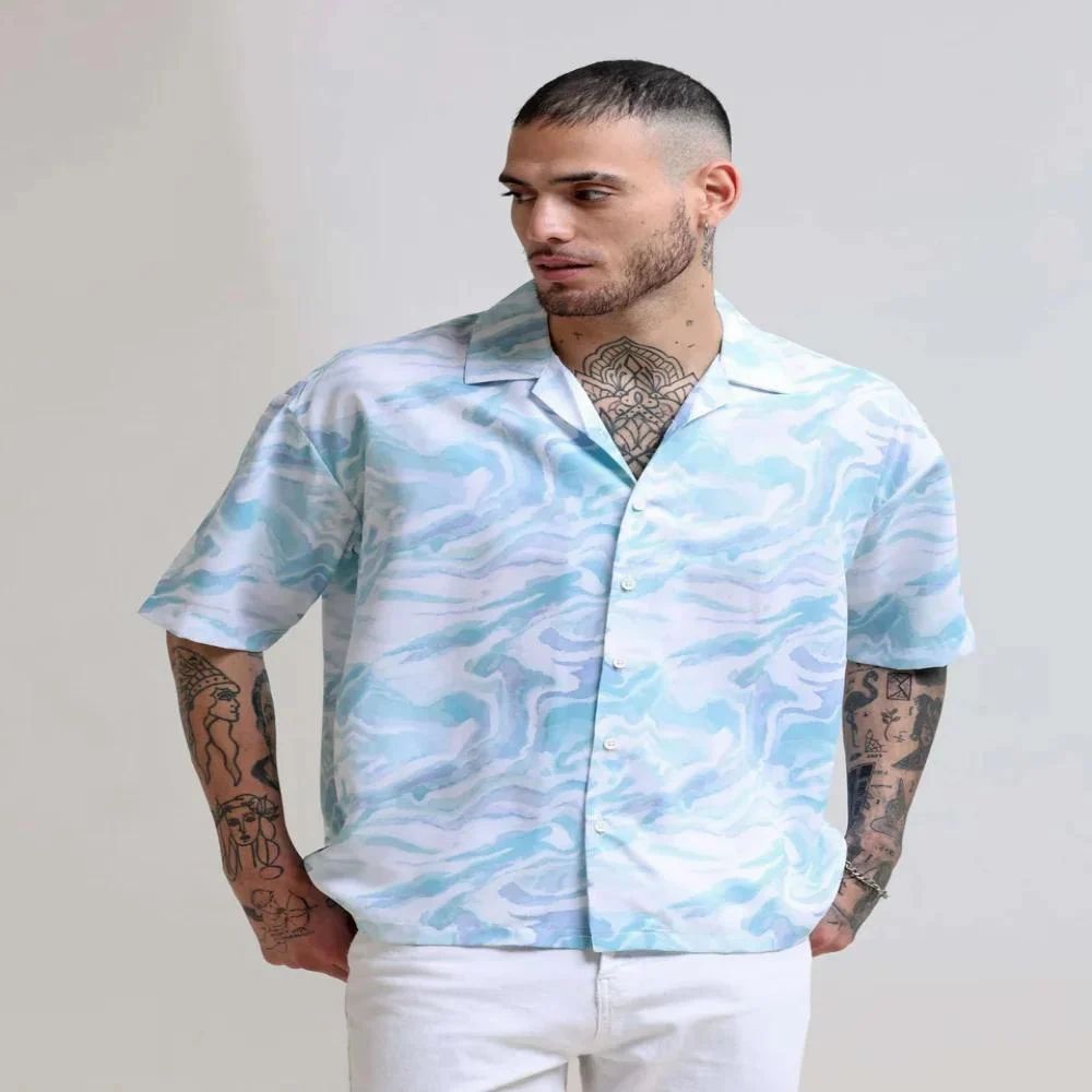 customize oversize printed shirt