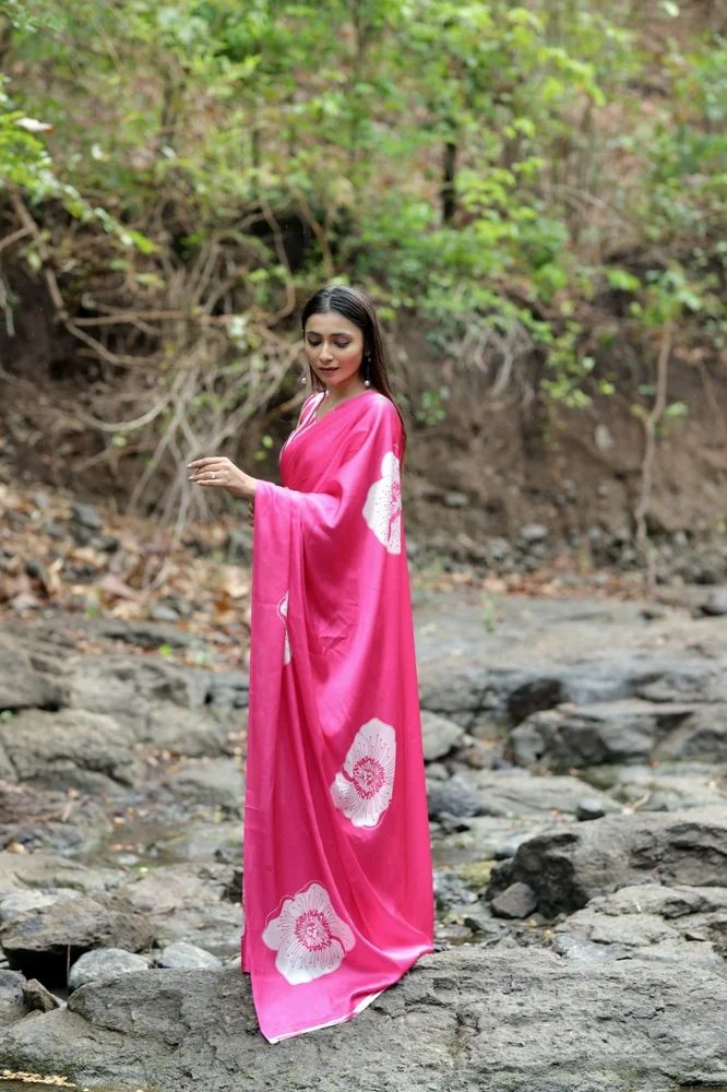 Original Japan Satin Saree
