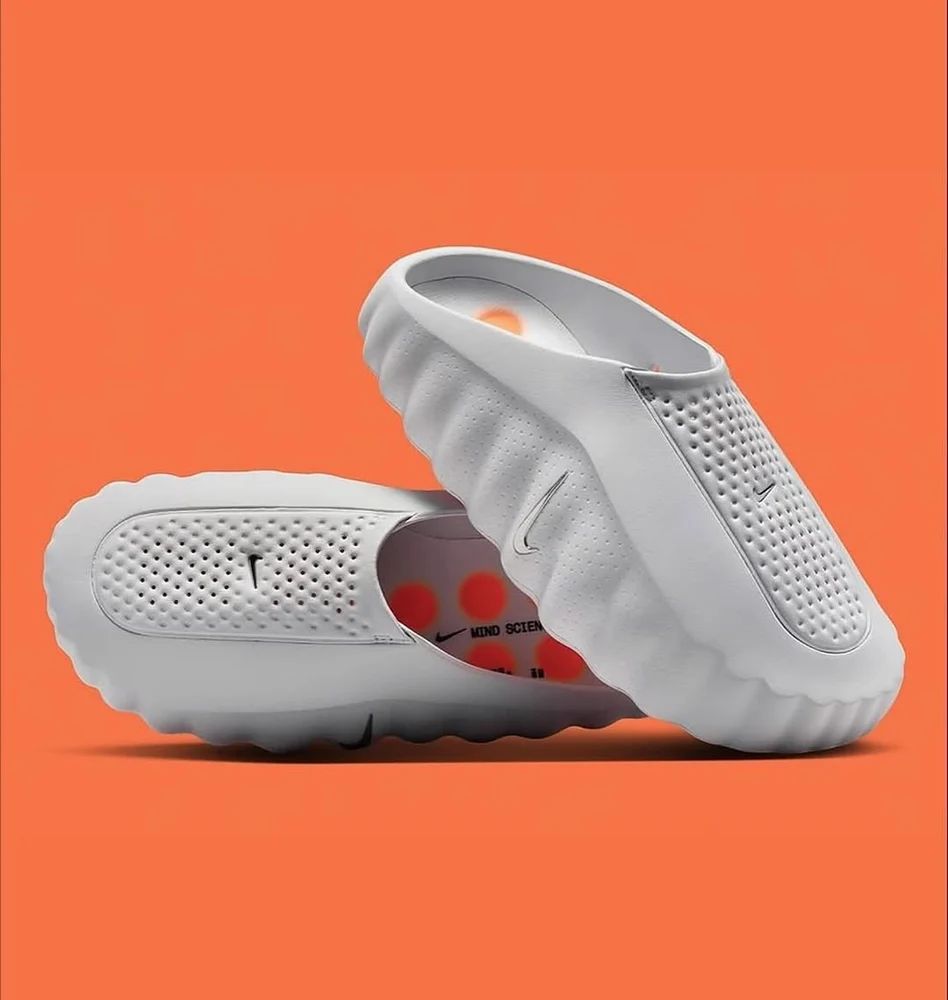 Nike Mind 001 Mules In The Grey (restock On Demand & With Og Box Packing