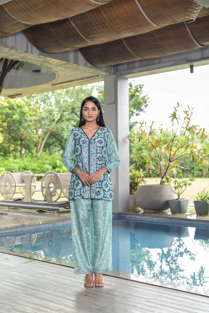 Blue Hue Co Ord Set