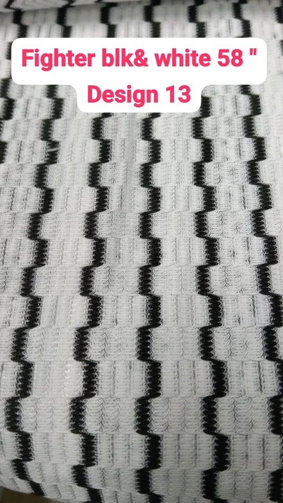 KNITTED B&W SHIRT FABRIC