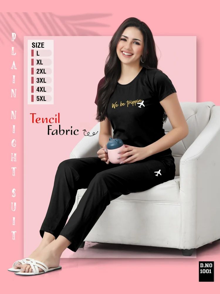 Plain Night Fabric Suit