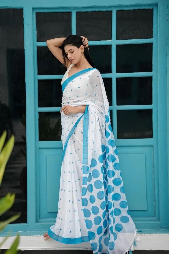 Linen Saree