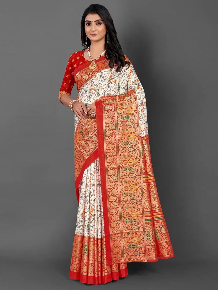 Rajwadi Silk Saree- 32, 5.5 m (separate blouse piece)