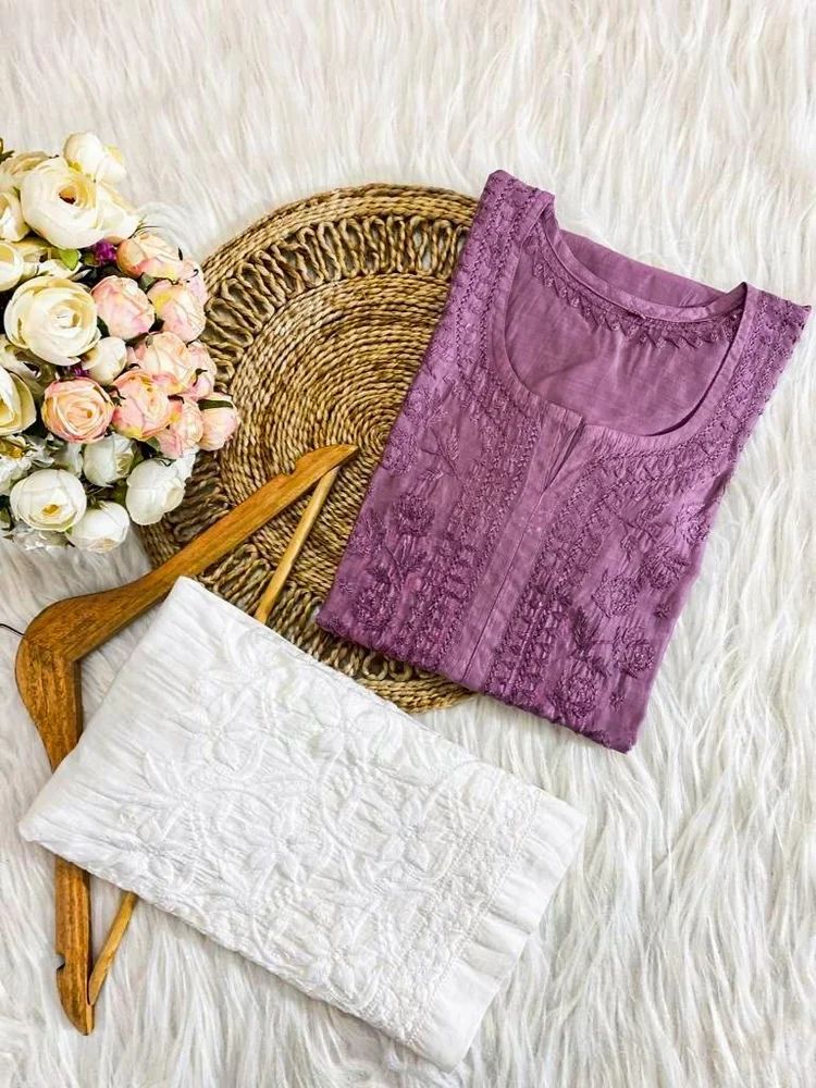 Lucknowi Chikankari Suit
