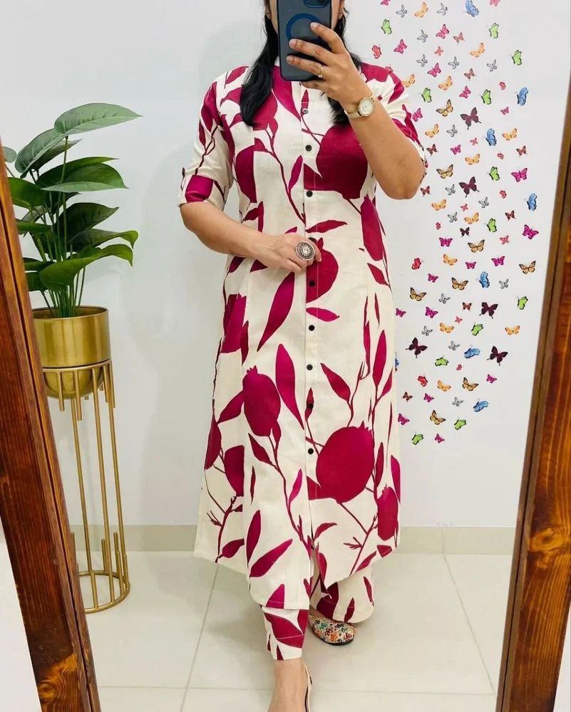 Ladies Designer Co Ord Set Top Bottom Set