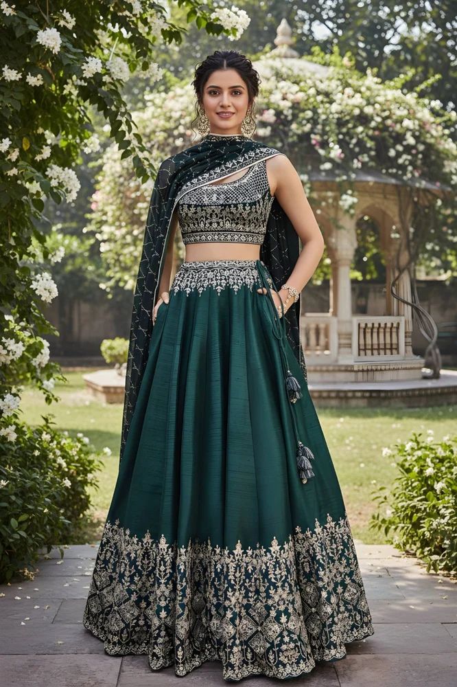 Zari Work Designer Lehenga Choli