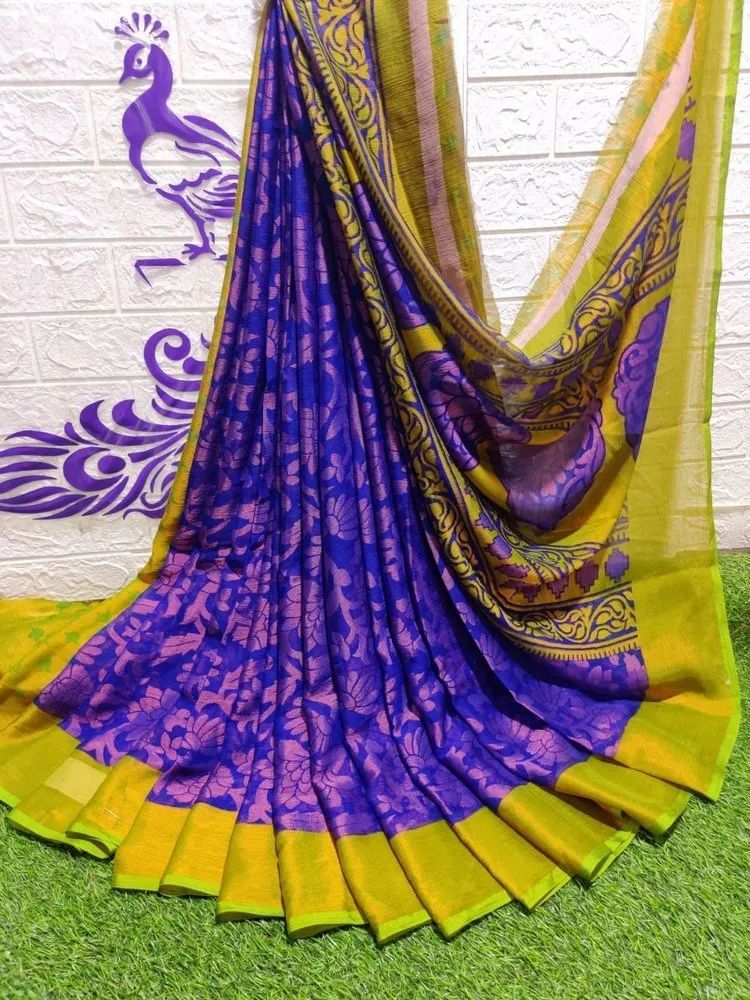 FANCY CHIFFON BRASSO SAREE