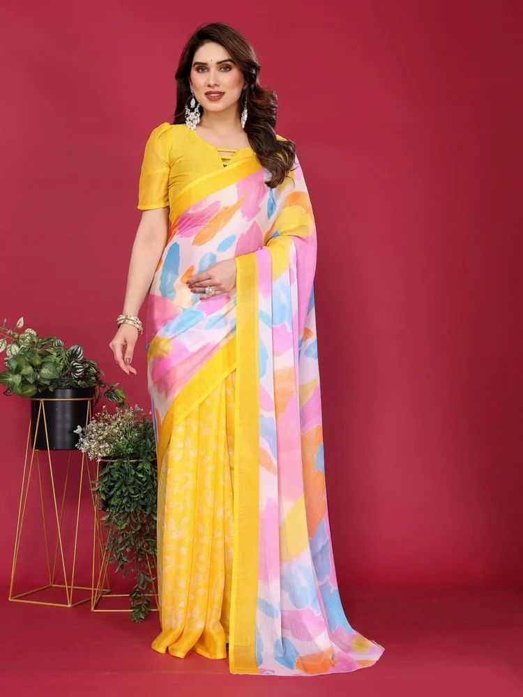 Chiffon Silk Saree