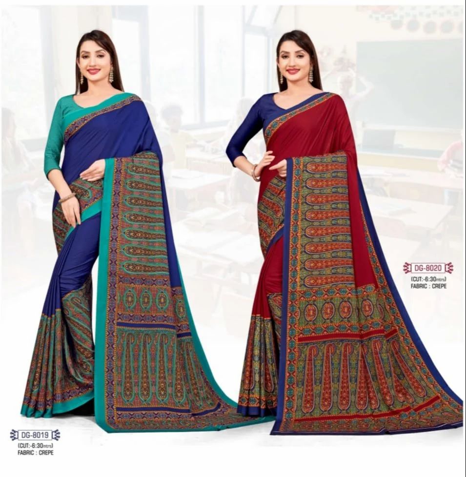 Receptionist Uniform Saree