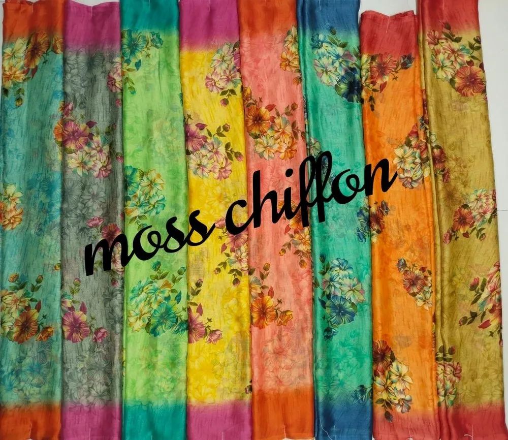 Printed Chiffon Saree