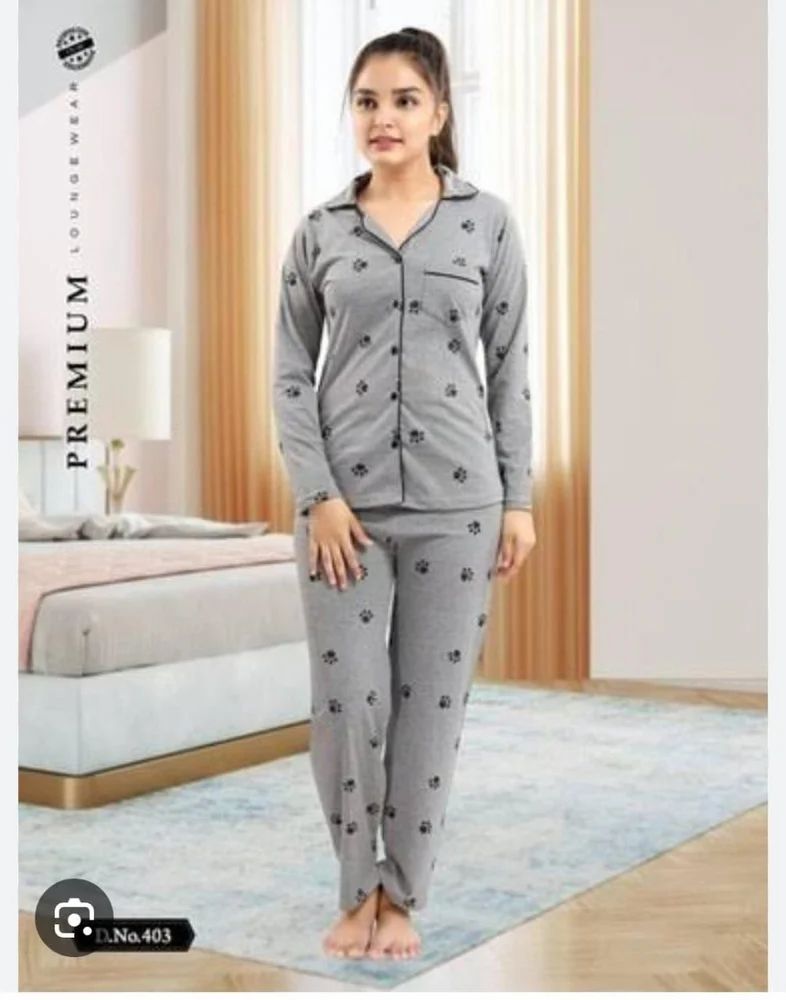 Women Fleece Night Dress