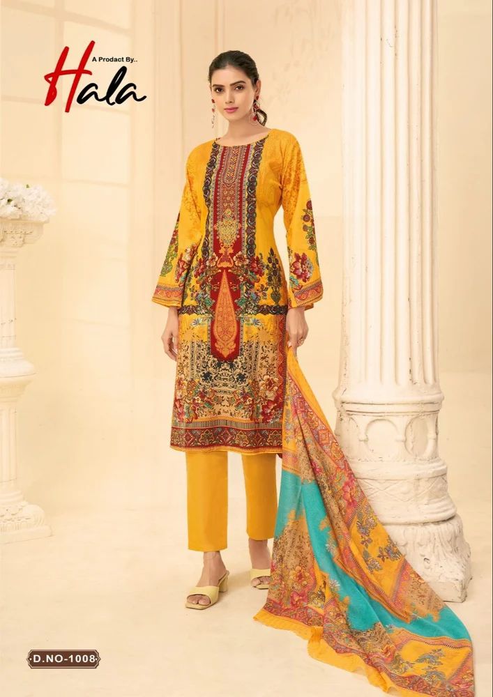 Hala Naira Vol 1 Cotton Digital Printed Dress Material Collection