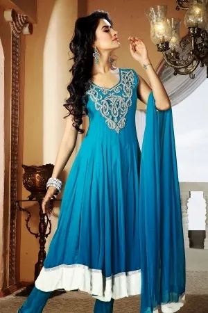 Net Anarkali Suit