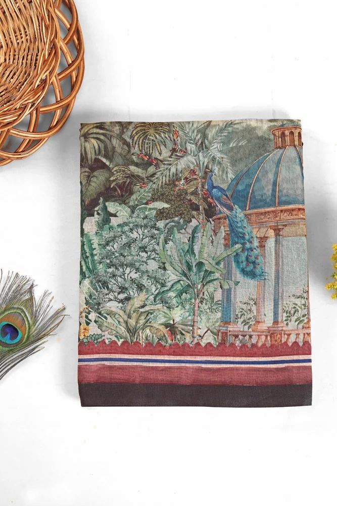 shyam sundar bagh chanderi saree